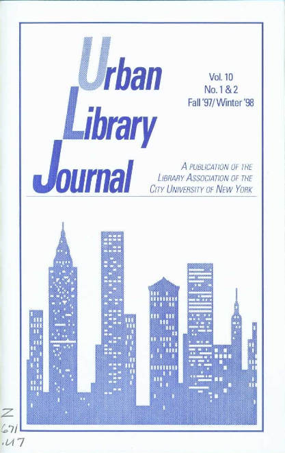 Urban Library Journal